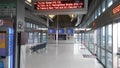 Airtrain station at Newark Liberty International Airport NJ EWR Royalty Free Stock Photo