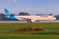 Airtransat A321 Royalty Free Stock Photo