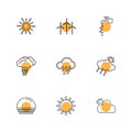 airturbine , sunset , ecology , sun , cloud , rain , weather , e