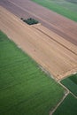 Airview of the field Royalty Free Stock Photo