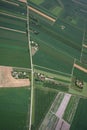 Airview of the field Royalty Free Stock Photo