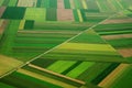 Airview of field in Serbia Royalty Free Stock Photo