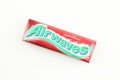 Airwaves Cherry Menthol bubblegum packaging isolated on white background