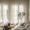 Airy Minimalist Bedroom Nook