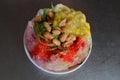 Ais kacang Air batu campur Royalty Free Stock Photo