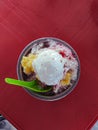 Ais kacang is the best in the summer day Royalty Free Stock Photo