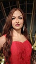 Aishwarya rai face close up wax figure at madame tussauds museum singapore