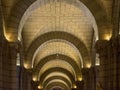 Aisle of the Monaco Cathedral Royalty Free Stock Photo