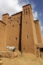 Ait Ben Haddou Kasbah in Morocco Royalty Free Stock Photo