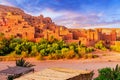 Ait-Ben-Haddou, Ksar or fortified village in Morocco. Royalty Free Stock Photo