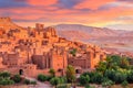 Ait-Ben-Haddou, Ksar or fortified village in Morocco. Royalty Free Stock Photo