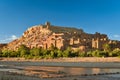 Ait Ben Haddou ksar, in the Ounila Valley at sunrise, Morocco Africa