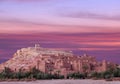 Ait Benhaddou Casbah near Ouarzazate city in Morocco Royalty Free Stock Photo