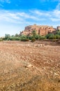 Ait Benhaddou,fortified city, kasbah or ksar in Ouarzazate, Morocco Royalty Free Stock Photo