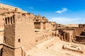 Ait Benhaddou,fortified city, kasbah or ksar in Ouarzazate, Morocco Royalty Free Stock Photo