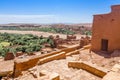 Ait Benhaddou,fortified city, kasbah or ksar in Ouarzazate, Morocco Royalty Free Stock Photo