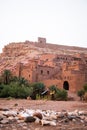 Ait Benhaddou fortress town close to Ouarzazate in Morocco Royalty Free Stock Photo