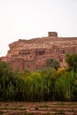 Ait Benhaddou fortress town close to Ouarzazate in Morocco Royalty Free Stock Photo