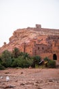 Ait Benhaddou fortress town close to Ouarzazate in Morocco Royalty Free Stock Photo