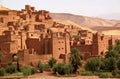 Ait Benhaddou, moroccan ancient fortress Royalty Free Stock Photo