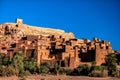 Ait Benhaddou, Ouarzazate, Morocco - November 28, 2022: View of a traditional Moroccan kasbah Ait Benhaddou Royalty Free Stock Photo