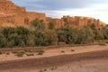 Ait Benhaddou village, Morocco, in evening light Royalty Free Stock Photo