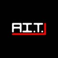 AIT letter logo creative design with vector graphic,