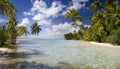 Aitutaki Lagoon - Cook Islands - South Pacific Royalty Free Stock Photo