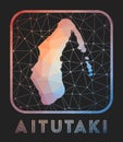 Aitutaki map design.