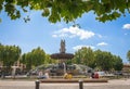 Aix-en-Provence-Fontaine de la Rotonde Royalty Free Stock Photo