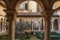 Cloister of Aix-en-Provence Cathedral Royalty Free Stock Photo