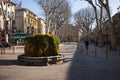 Aix-en-Provence Street Scene Royalty Free Stock Photo