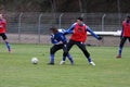 AJ Auxerre training soccer camp Royalty Free Stock Photo