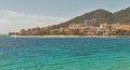 Ajaccio beach cityscape. Corsica island, France Royalty Free Stock Photo