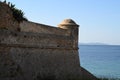 Ajaccio fortress facing the Mediterranean sea Royalty Free Stock Photo