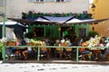 Chez Josephine is traditional French cafe decorated with flowers. It located in historic centre of Ajaccio .Corsica