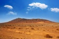 Ajaches mountain in Lanzarote Punta Papagayo Royalty Free Stock Photo