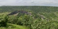 Ajanta caves of lord buddha in ajanta valley.