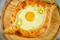 Ajarian traditional flatbread - khachapuri or hachapuri