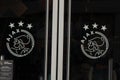 Ajax Logo At The Johan Cruijff Arena At Amsterdam The Netherlands 2020 Royalty Free Stock Photo