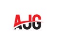 AJG Letter Initial Logo Design Vector Illustration Royalty Free Stock Photo