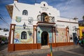 Ajijic, Jalisco, Mexico - January 15, 2021: The city government building in the town center