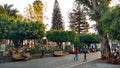 Ajijic main square Royalty Free Stock Photo