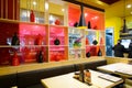 Ajisen Ramen restaurant interior Royalty Free Stock Photo