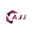 AJJ creative minimalist letter logo. AJJ unique vector initials alphabet letter logo design Royalty Free Stock Photo