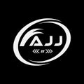 AJJ letter logo Design. AJJ Simple and modern monogram logo. Abstract Alphabet vector Design Royalty Free Stock Photo