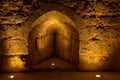 Ajloun Castle built by the Ayyubids, Jordan, interior Royalty Free Stock Photo