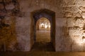 Ajloun Castle Interior in Jordan Royalty Free Stock Photo