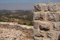 Ajloun Castle in north-western Jordan. Arab and crusaders fort Royalty Free Stock Photo