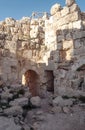 Ajloun castle in ruins Royalty Free Stock Photo